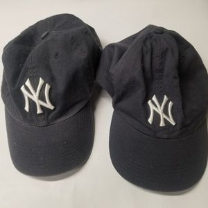 3 Yankees hat one fitted 2 adjustable